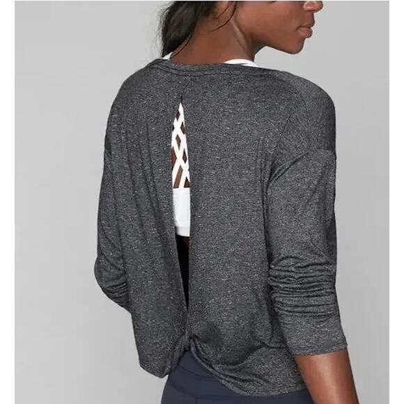 ATHLETA NWT Twist Back Long Sleeve – Large - Picture 8 of 8